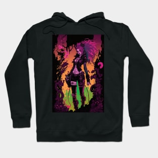 Cyberpunk Goth Girl Alchemist Hoodie